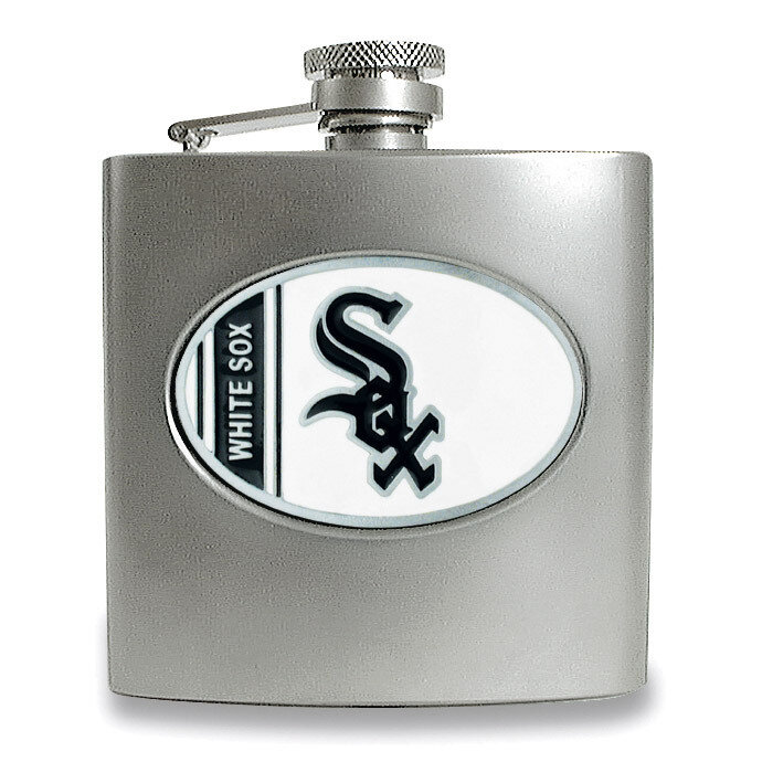 Chicago White Sox Stainless Steel 6oz Hip Flask GC965