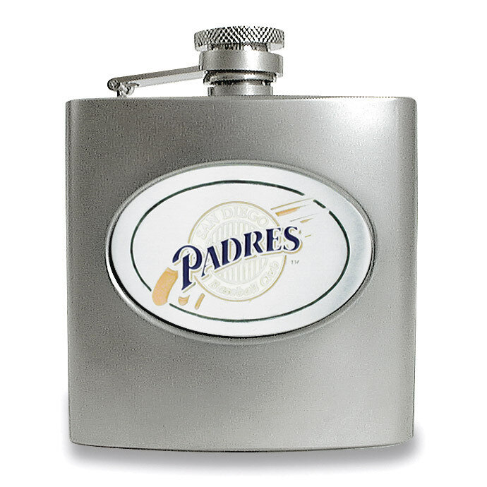 San Diego Padres Stainless Steel 6oz Hip Flask GC982
