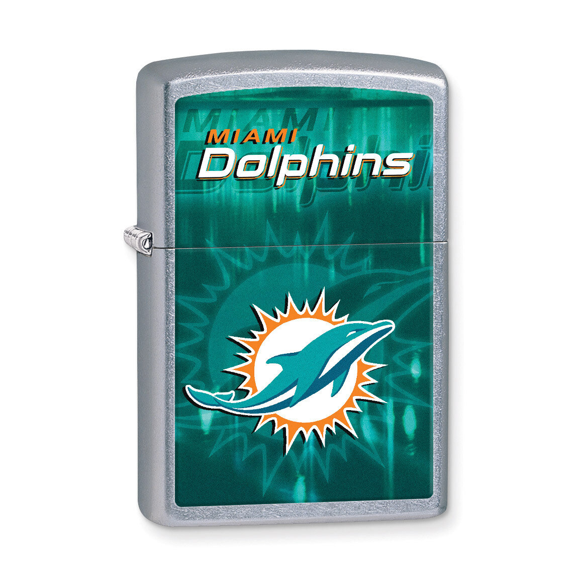 Zippo Miami Dolphins High Polish Chrome Lighter GL6573, MPN: GL6573, 191693109023