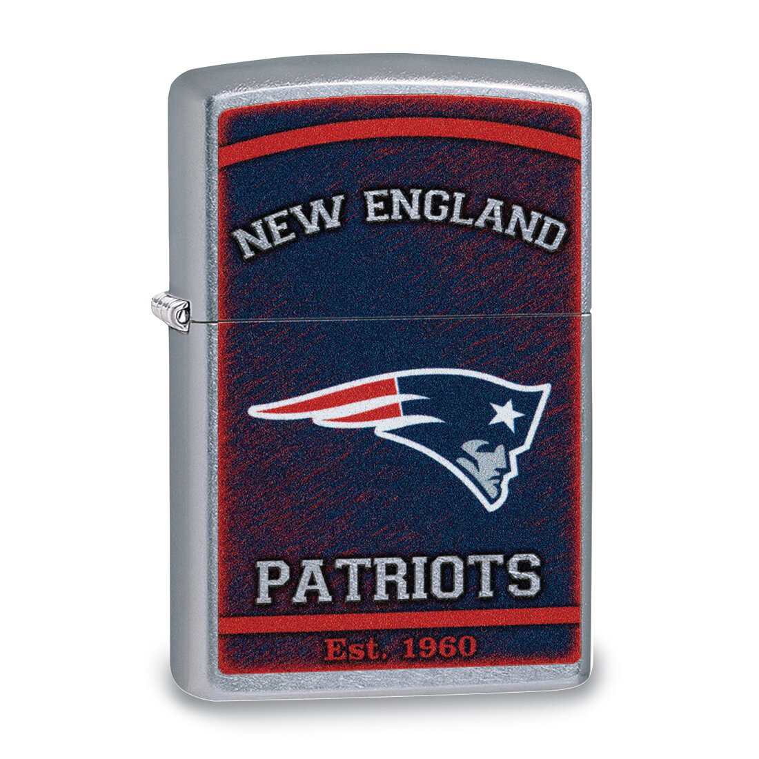 Zippo New England Patriots High Polish Chrome Lighter GL6575, MPN: GL6575, 191693109047