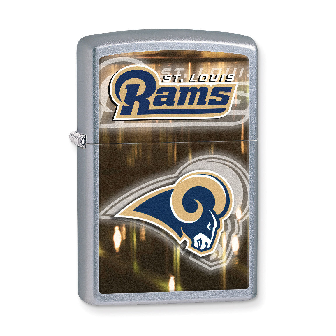 Zippo Saint Louis Rams Street High Polish Lighter GL6585, MPN: GL6585, 191693109016