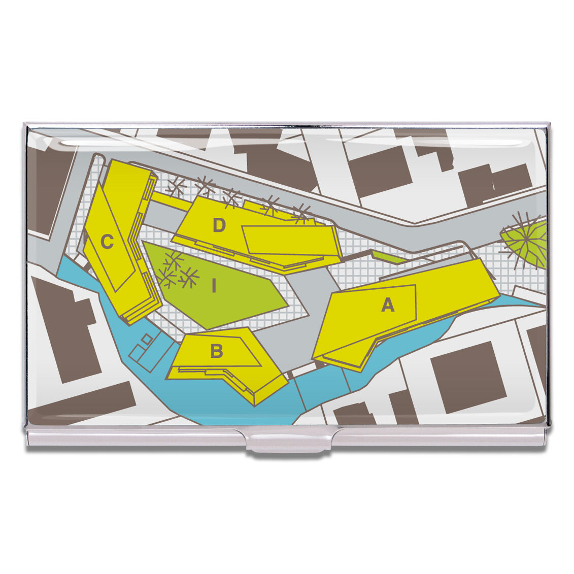 ACME Site Plan Business Card Case By Hariri &amp; Hariri, MPN: CHH01BC