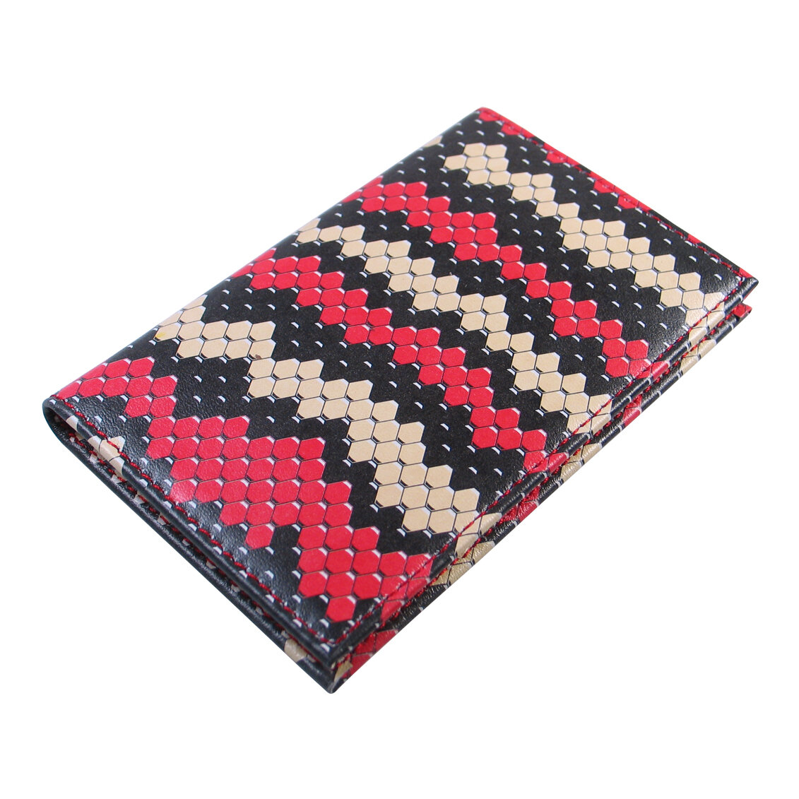 ACME Scarlet King Leather Card Case By Adrian Olabuenaga, MPN: LAO58BC