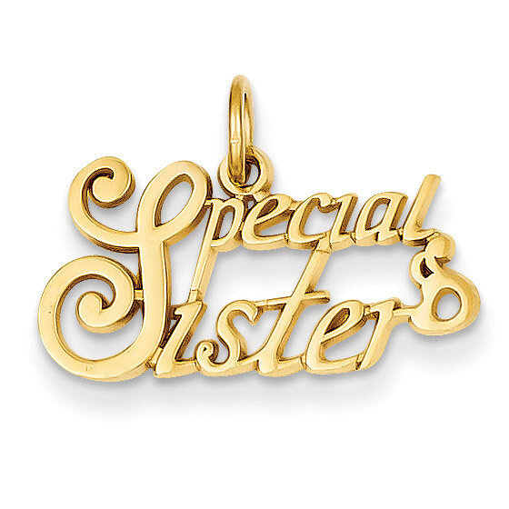 Special Sister Charm 14k Gold C1069, MPN: C1069, 883957854816