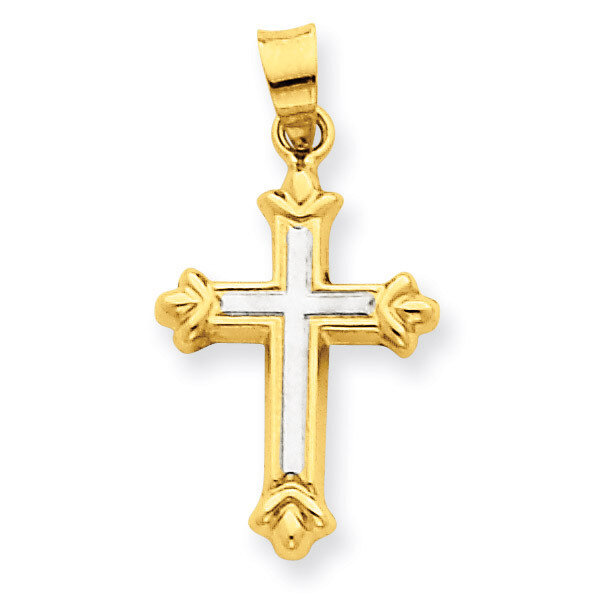 Hollow Cross Pendant 14k Gold D3184, MPN: D3184, 883957899299