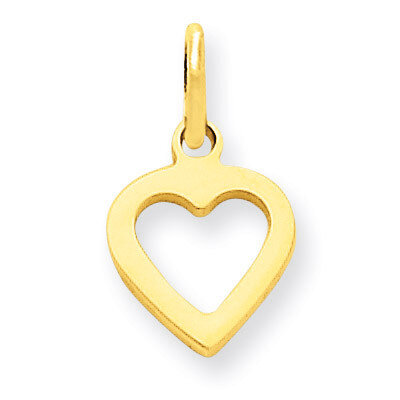 Heart Charm 14k Gold D604, MPN: D604, 886774257839