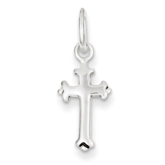 Fleur De Lis Cross Charm Sterling Silver QC1860, MPN: QC1860, 883957278575