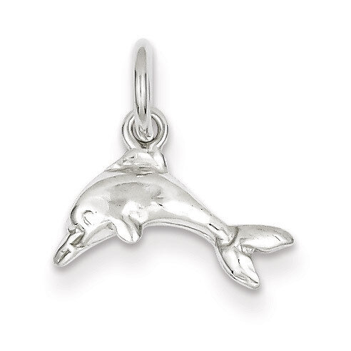 Dolphin Charm Sterling Silver QC3191