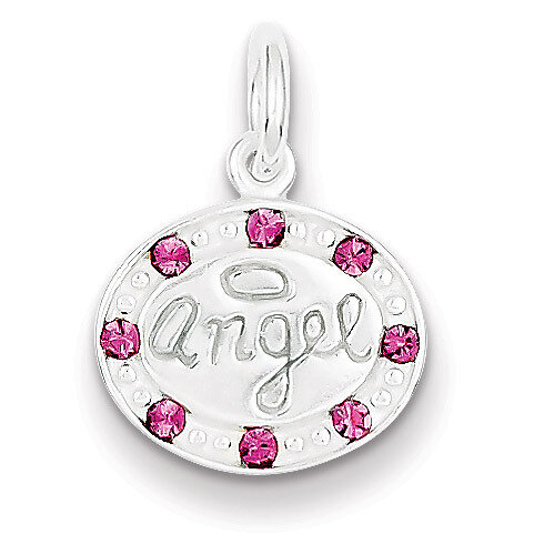 Stellux Crystal Angel Pendant Sterling Silver QC6034, MPN: QC6034, 883957914176