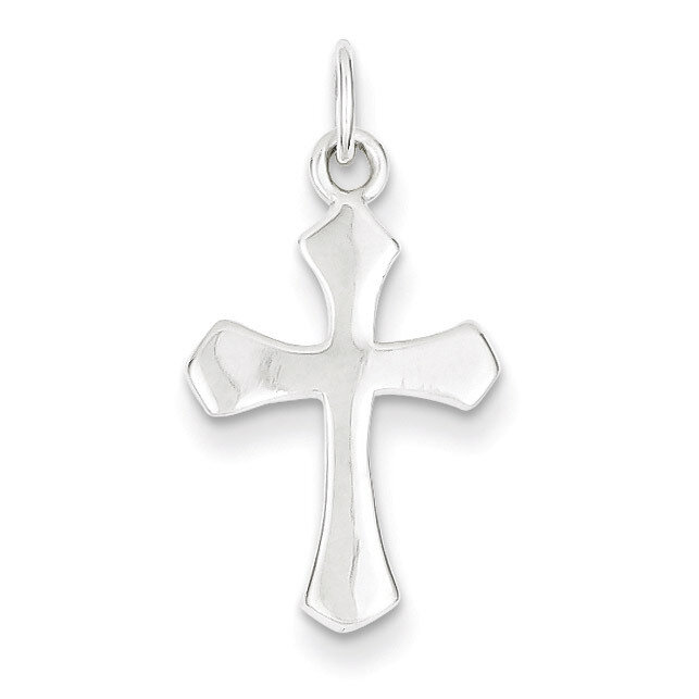 Passion Cross Charm Sterling Silver QC6666