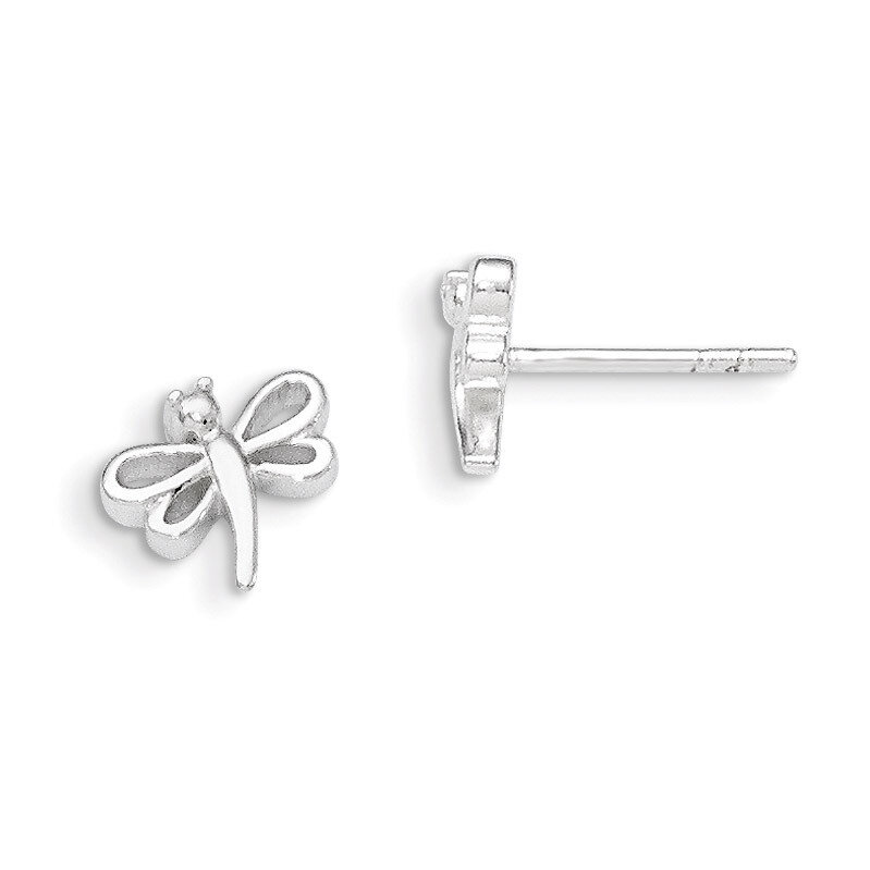 Dragonfly Post Earrings Sterling Silver QE8638, MPN: QE8638, 883957561806