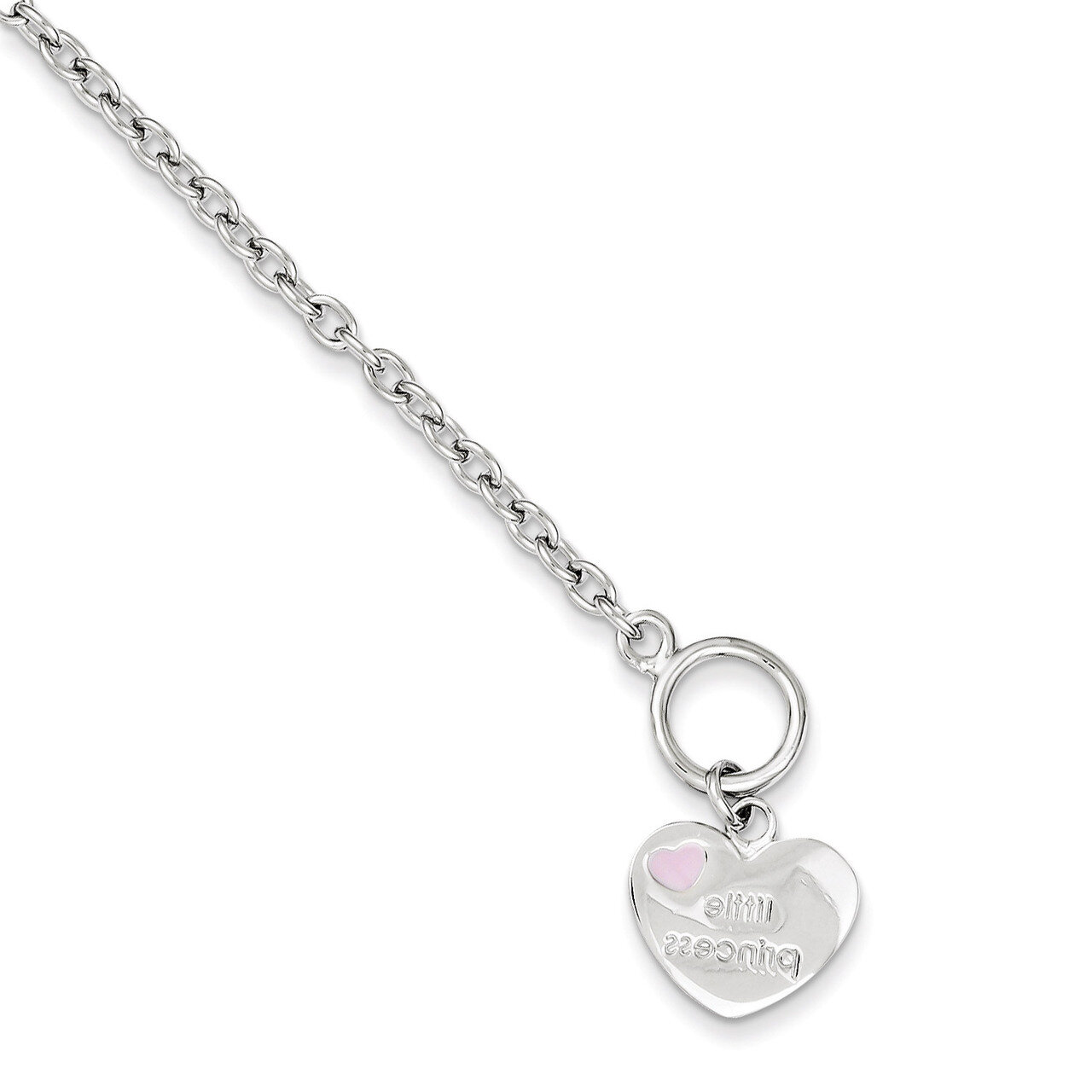 Childs Heart Bracelet Sterling Silver QG1339-6, MPN: QG1339-6, 883957000152
