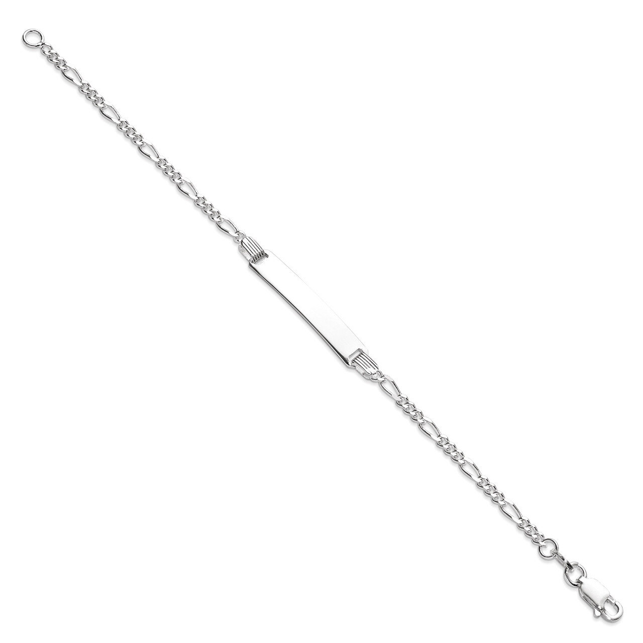 Children&#39;s ID Bracelet Sterling Silver QID27-6, MPN: QID27-6, 883957955902