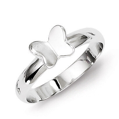Butterfly Ring Sterling Silver QR4458-4, MPN: QR4458-4, 883957497976