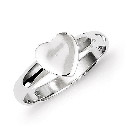 Heart Ring Sterling Silver QR4459-3, MPN: QR4459-3, 886774558295