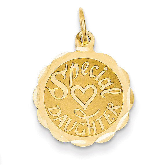 Special Daughter Charm 14k Gold XAC621, MPN: XAC621, 883957343426