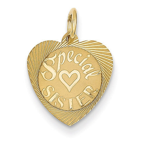 Special Sister Charm 14k Gold XAC642, MPN: XAC642, 886774960470