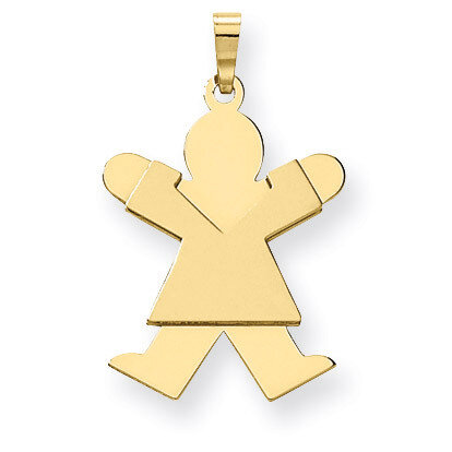 Girl Charm 14k Gold XK109, MPN: XK109, 883957376943
