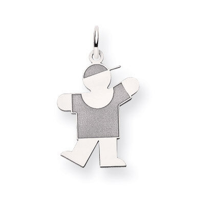 Kid Charm 14k White Gold XK1092W, MPN: XK1092W, 883957534831