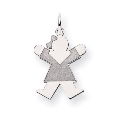 Kid Charm 14k White Gold XK1097W, MPN: XK1097W, 883957415093