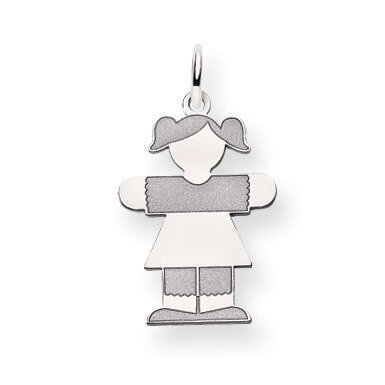 Kid Charm 14k White Gold XK1107W, MPN: XK1107W, 883957377018