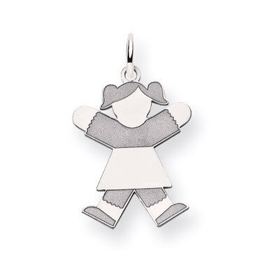 Kid Charm 14k White Gold XK1109W, MPN: XK1109W, 883957470375