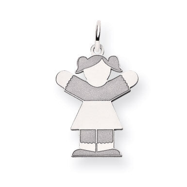 Kid Charm 14k White Gold XK1110W, MPN: XK1110W, 883957470382