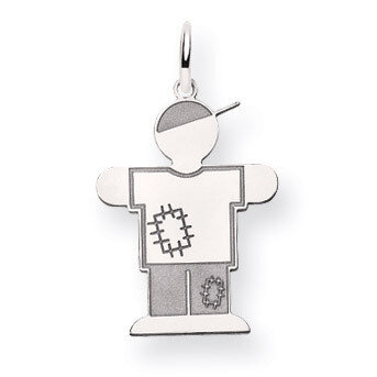 Kid Charm 14k White Gold XK1115W, MPN: XK1115W, 883957493329
