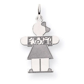 Kid Charm 14k White Gold XK1116W, MPN: XK1116W, 883957446028