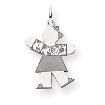 Kid Charm 14k White Gold XK1119W, MPN: XK1119W, 883957470436