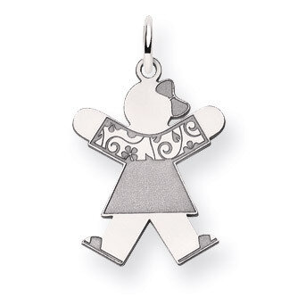 Kid Charm 14k White Gold XK1122W, MPN: XK1122W, 883957517575