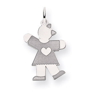 Kid Charm 14k White Gold XK1138W, MPN: XK1138W, 883957470511