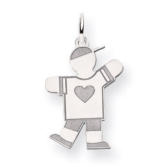 Kid Charm 14k White Gold XK1145W, MPN: XK1145W, 883957470573