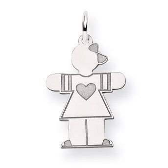 Kid Charm 14k White Gold XK1148W, MPN: XK1148W, 883957485041