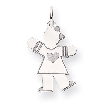 Kid Charm 14k White Gold XK1149W, MPN: XK1149W, 883957485058