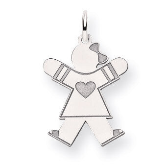 Kid Charm 14k White Gold XK1150W, MPN: XK1150W, 883957470603