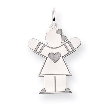 Kid Charm 14k White Gold XK1151W, MPN: XK1151W, 883957415208