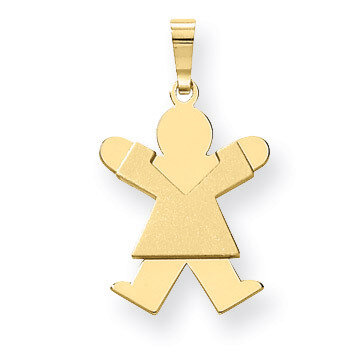Girl Charm 14k Gold XK116, MPN: XK116, 883957377148