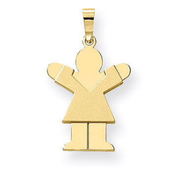 Girl Charm 14k Gold XK211, MPN: XK211, 883957377353