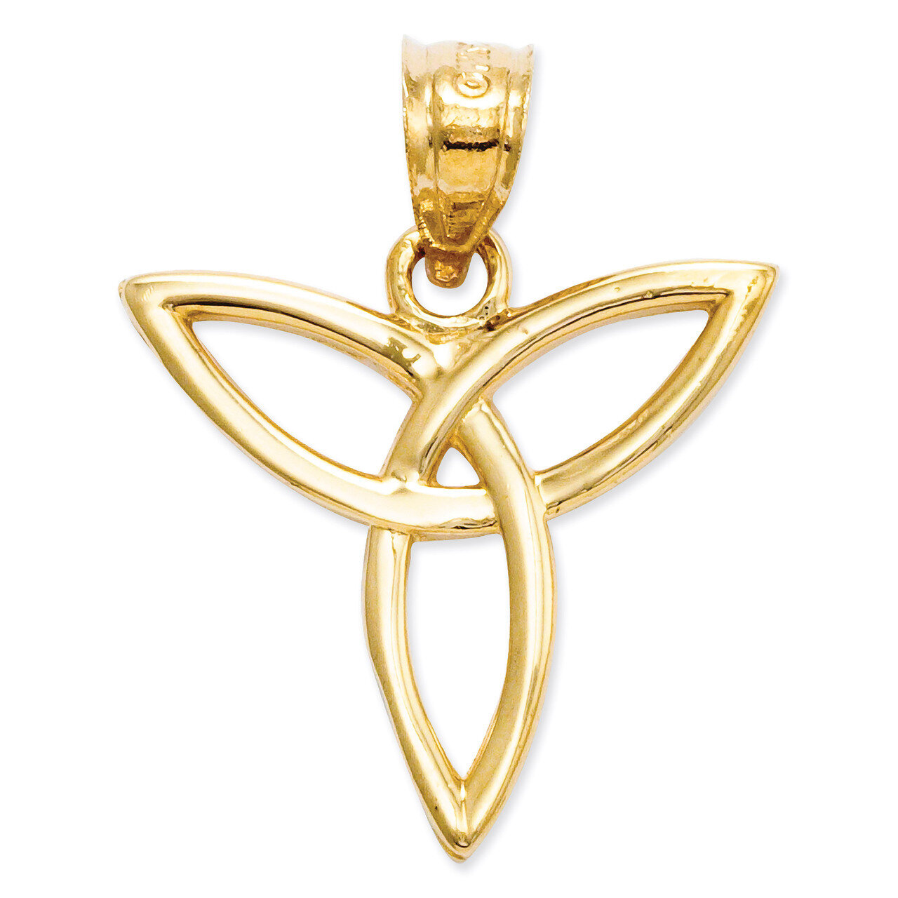 Angel Symbol Charm 14k Gold C1733