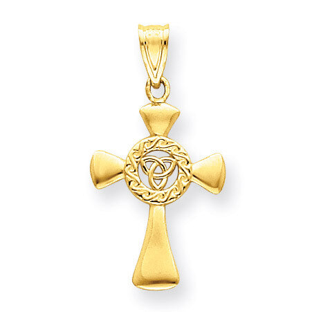 Celtic Cross Pendant 14k Gold C1943