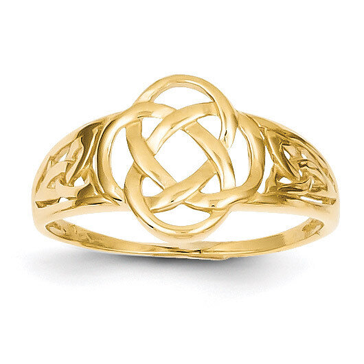 Polished Ladies Celtic Knot Ring 14k Gold D1870, MPN: D1870, 883957899039