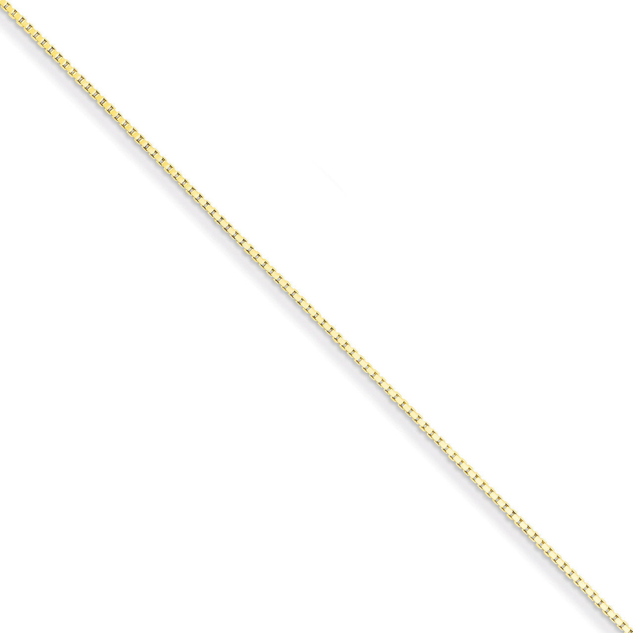 .90mm Box Chain 16 Inch Flash Gold-plated Sterling Silver QBX019G-16