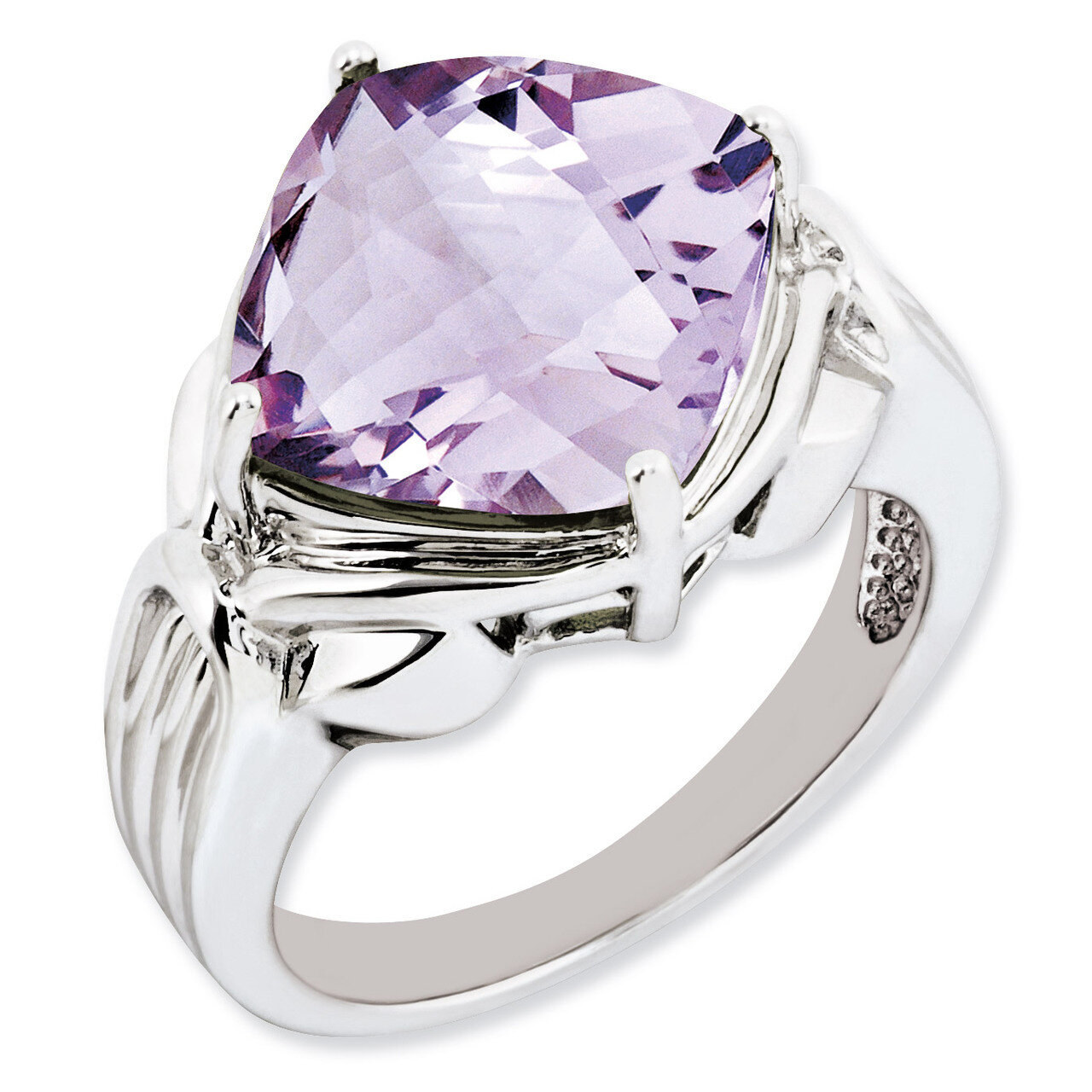 Pink Quartz Ring Sterling Silver QR2945PQ, MPN: QR2945PQ, 886774197661