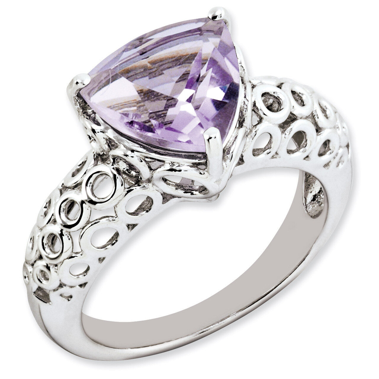 Pink Quartz Ring Sterling Silver QR3182PQ, MPN: QR3182PQ, 883957662510