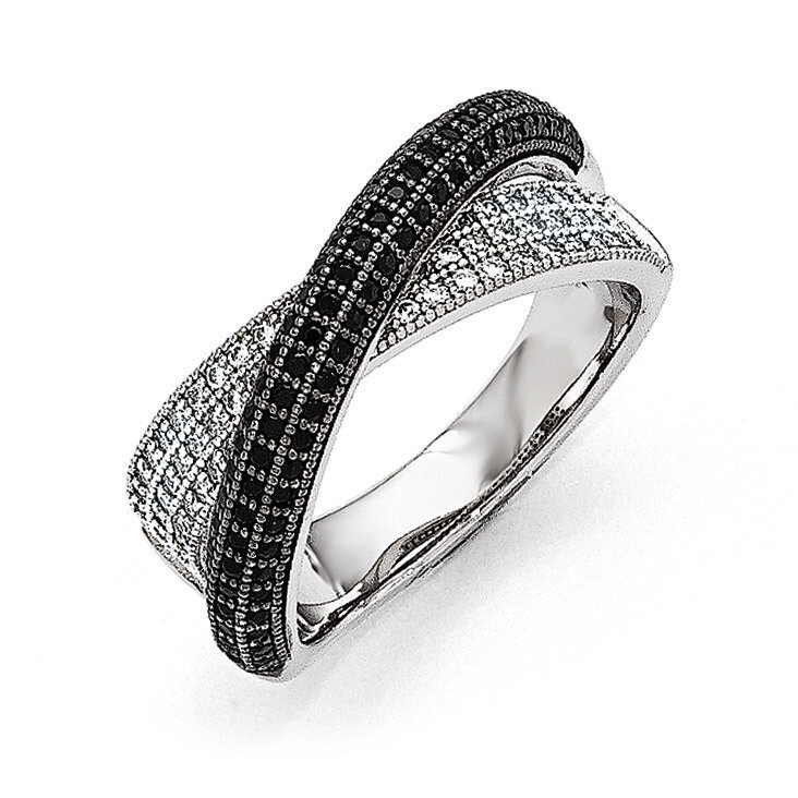 Ring Sterling Silver &amp; Cubic Zirconia Polished QMP1073, MPN: QMP1073,