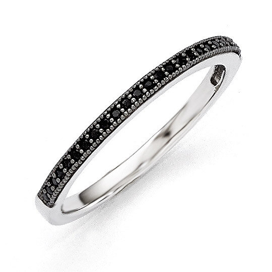 Ring Sterling Silver &amp; Cubic Zirconia Polished QMP1194, MPN: QMP1194, 886774577968
