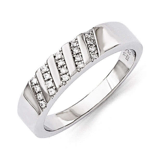 Men&#39;s Ring Sterling Silver &amp; Cubic Zirconia QMP1360, MPN: QMP1360, 191101469015