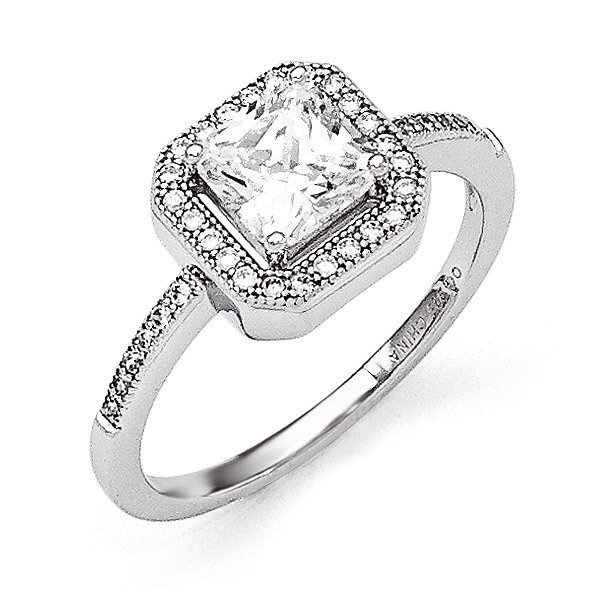 Fancy Ring Sterling Silver &amp; Cubic Zirconia QMP248, MPN: QMP248, 886774297903