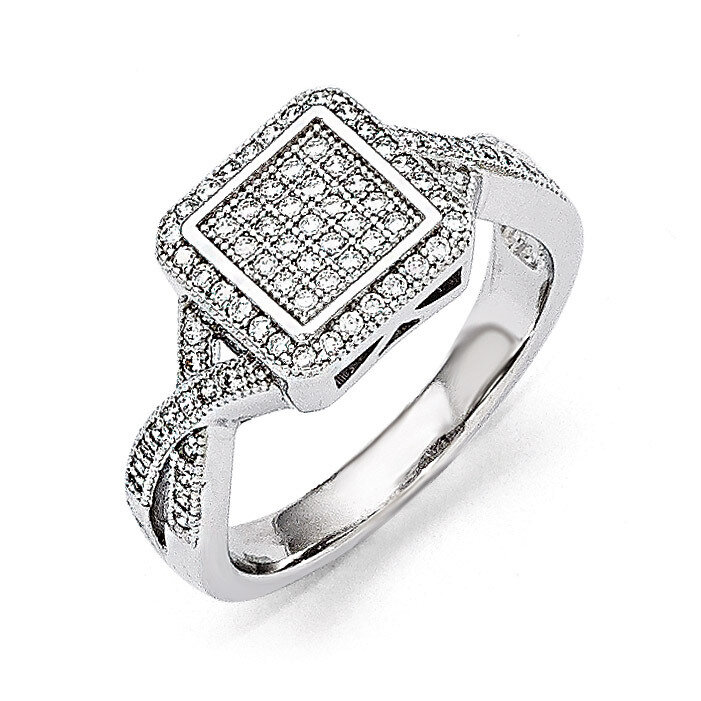 Ring Sterling Silver & Cubic Zirconia QMP283